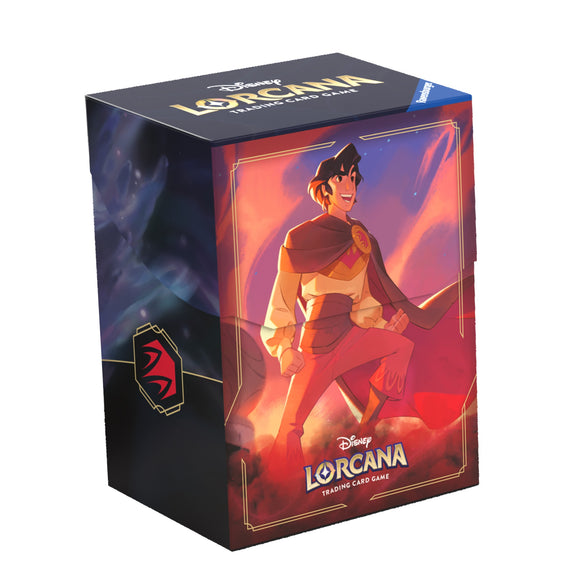 Disney Lorcana TCG: Shimmering Skies - Deck Box, Aladdin