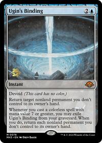 Magic: The Gathering Single - Modern Horizons 3 - Ugin's Binding - PRE-RELEASE Mythic/0076 - Lightly Played