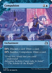 Magic: The Gathering Single - Wilds of Eldraine: Enchanting Tales - Compulsion - Uncommon/0015 Lightly Played
