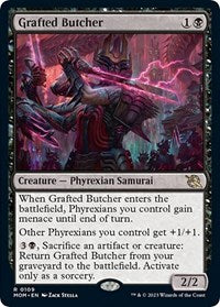 Magic: The Gathering Single - March of the Machine - Grafted Butcher - Rare/0109 - Lightly Played