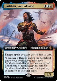 Magic: The Gathering Single - March of the Machine: The Aftermath - Sarkhan, Soul Aflame (Extended Art) - Mythic/0181 - Lightly Played