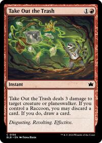 Magic: The Gathering Single - Bloomburrow - Take Out the Trash - FOIL Common/0156 - Lightly Played