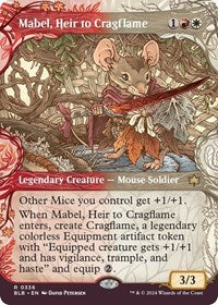 Magic: The Gathering Single - Bloomburrow - Mabel, Heir to Cragflame (Showcase) - Rare/0336 - Lightly Played