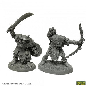 Bones USA Dungeon Dwellers - ORC WARRIORS (2) 07013