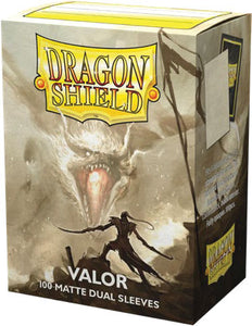 Dragon Shields: (100) Matte Dual - Valor