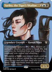 Magic: The Gathering Single - Commander Masters - Yuriko, the Tiger's Shadow (Borderless) - Rare/0275 - Lightly Played