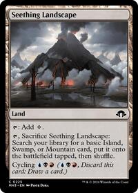 Magic: The Gathering Single - Modern Horizons 3 - Seething Landscape - FOIL Common/0225 - Lightly Played