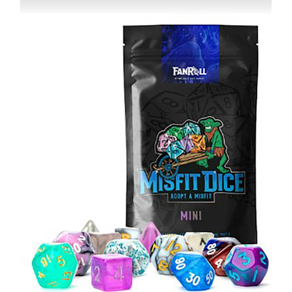 MYSTERY MISFIT MINI POLYHEDRAL DICE SET (2 SET PACK)