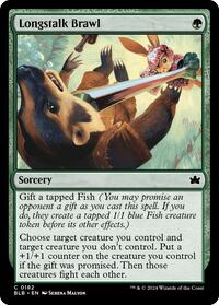 Magic: The Gathering Single - Bloomburrow - Longstalk Brawl - FOIL Common/0182 - Lightly Played