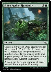 Magic: The Gathering Single - Murders at Karlov Manor - Slime Against Humanity - FOIL Common/0177 Lightly Played
