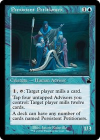 Magic: The Gathering Single - Ravnica Remastered - Persistent Petitioners (Retro Frame) - Common/316 Lightly Played