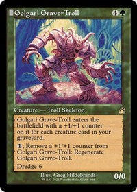 Magic: The Gathering Single - Ravnica Remastered - Golgari Grave-Troll (Retro Frame) - Rare/0348 Lightly Played