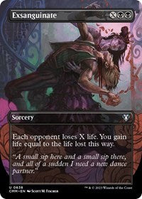 Magic: The Gathering Single - Commander Masters - Exsanguinate (Borderless) - Uncommon/0638 - Lightly Played