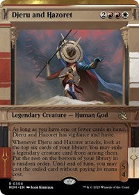 Magic: The Gathering Single - March of the Machine - Djeru and Hazoret (Showcase) - Rare/0304 - Lightly Played
