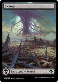 Magic: The Gathering Single - Modern Horizons 3 - Swamp (0306) - FOIL Land/0306 - Lightly Played