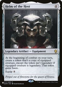 Magic: The Gathering - The List - Dominaria - Helm of the Host - Rare/217 Lightly Played