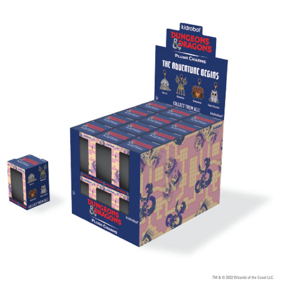 Dungeons & Dragons: 3 in Plush Charms - Wave 2 Display (24)
