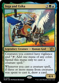 Magic: The Gathering Single - March of the Machine - Inga and Esika - Rare/0229 - Lightly Played