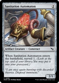 Magic: The Gathering Single - Murders at Karlov Manor - Sanitation Automaton - FOIL Common/0256 Lightly Played