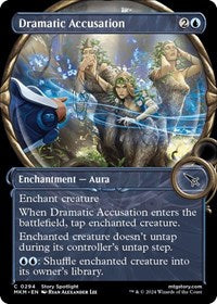 Magic: The Gathering Single - Murders at Karlov Manor - Dramatic Accusation (Showcase) - Common/0294 Lightly Played