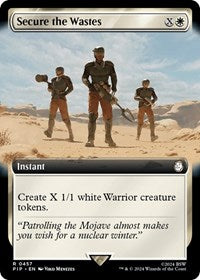 Magic: The Gathering Single - Universes Beyond: Fallout - Secure the Wastes (Extended Art) - Rare/0457 Lightly Played