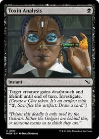 Magic: The Gathering Single - Murders at Karlov Manor - Toxin Analysis - FOIL Common/0107 Lightly Played