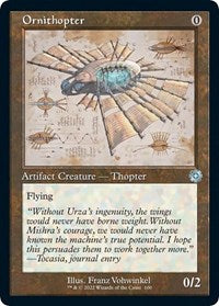 Magic: The Gathering Single - The Brothers' War: Retro Frame Artifacts - Ornithopter (Schematic) - Uncommon/100 - Lightly Played