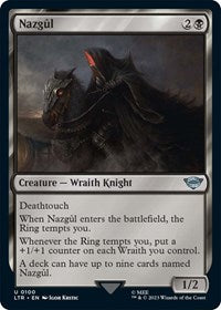 Magic: The Gathering Single - Universes Beyond: The Lord of the Rings: Tales of Middle-earth - Nazgul (0100) (Foil) - Uncommon/0100 - Lightly Played