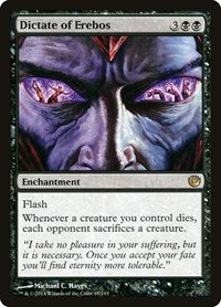 Magic: The Gathering Single - Journey Into Nyx - Dictate of Erebos - Rare/65 Lightly Played