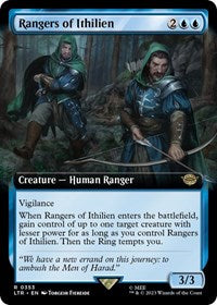 Magic: The Gathering Single - Universes Beyond: The Lord of the Rings: Tales of Middle-earth - Rangers of Ithilien (Extended Art) - Rare/0353 - Lightly Played