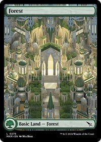 Magic: The Gathering Single - Murders at Karlov Manor - Forest (0276) - FOIL Land/0276 Lightly Played