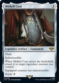 Magic: The Gathering Single - Universes Beyond: The Lord of the Rings: Tales of Middle-earth - Mithril Coat (Foil) - Rare/0245 - Lightly Played