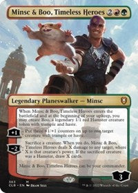 Magic: The Gathering Single - Commander Legends: Battle for Baldur's Gate - Minsc & Boo, Timeless Heroes (Borderless) - Mythic/0363 - Lightly Played