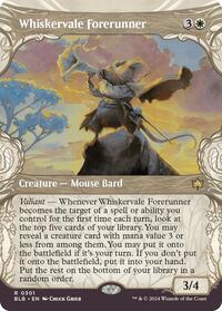 Magic: The Gathering Single - Bloomburrow - Whiskervale Forerunner (Showcase) - Rare/0301 - Lightly Played