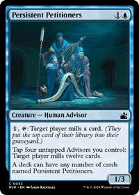 Magic: The Gathering Single - Ravnica Remastered - Persistent Petitioners (Foil) - Common/0053 Lightly Played