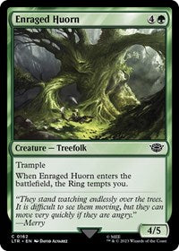 Magic: The Gathering Single - Universes Beyond: The Lord of the Rings: Tales of Middle-earth - Enraged Huorn (Foil) - Common/0162 - Lightly Played