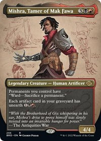 Magic: The Gathering Single - The Brothers' War - Mishra, Tamer of Mak Fawa (Borderless) - Rare/295 - Lightly Played
