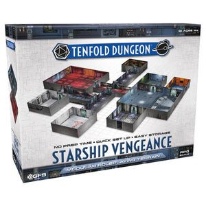 Tenfold Dungeon: Modular Roleplaying Terrain Set- Starship Vengeance