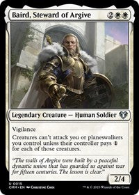 Magic: The Gathering Single - Commander Masters - Baird, Steward of Argive - FOIL Uncommon/0015 - Lightly Played