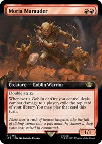 Magic: The Gathering Single - Universes Beyond: The Lord of the Rings: Tales of Middle-earth - Moria Marauder (Extended Art) - Rare/0362 - Lightly Played
