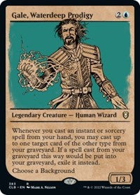 Magic: The Gathering Single - Commander Legends: Battle for Baldur's Gate - Gale, Waterdeep Prodigy (Showcase) - Rare/383 Lightly Played