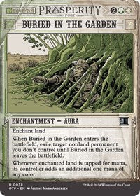 Magic: The Gathering Single - Outlaws of Thunder Junction Breaking News - Buried In The Garden - Uncommon/0038 - Lightly Played