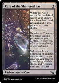 Magic: The Gathering Single - Murders at Karlov Manor - Case of the Shattered Pact - FOIL Uncommon/0001 Lightly Played