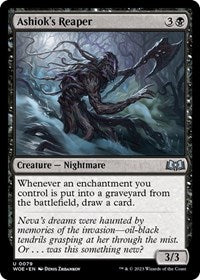 Magic: The Gathering Single - Wilds of Eldraine - Ashiok's Reaper - FOIL Uncommon/0079 Lightly Played