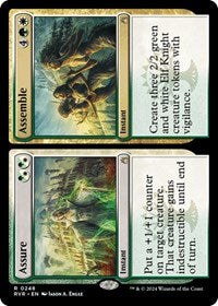Magic: The Gathering Single - Ravnica Remastered - Assure // Assemble - FOIL Common/0248 Lightly Played