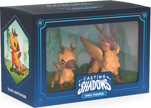 Casting Shadows: Vinyl Figure Set - Talon Lightfeather & Talon the Dark Storm