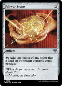 Magic: The Gathering Single - Commander Masters - Fellwar Stone - FOIL Uncommon/0382 - Lightly Played