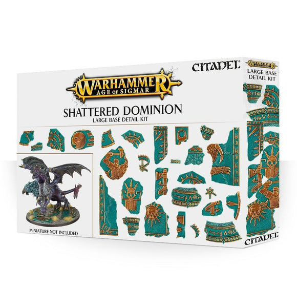 Warhammer Age of Sigmar - SHATTERED DOMINION LARGE BASE DETAIL KIT