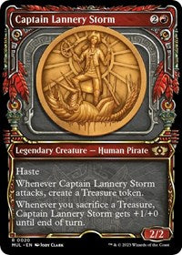 Magic: The Gathering Single - March of the Machine: Multiverse Legends - Captain Lannery Storm (Foil) - Rare/0020 - Lightly Played