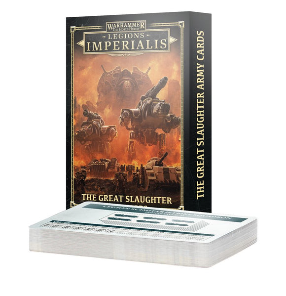 Warhammer 40,000 - Legiones Imperialis - The Great Slaughter Army Cards